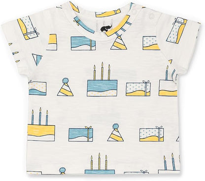 Monica + Andy Crewneck Tee, 100% Organic Cotton Clothes for Girls & Boys, Printed T-Shirt Sizes for Kids, Toddler & Baby