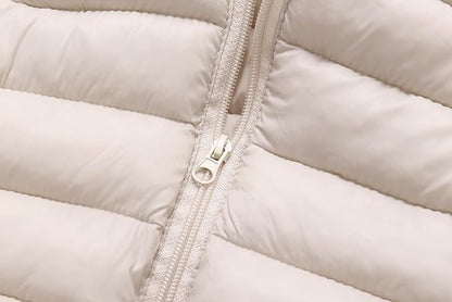 AIWUHE Baby Boys Girls Hooded Puffer Vest Winter Lightweight Sleeveless Bear ears Zipper Up Jacket