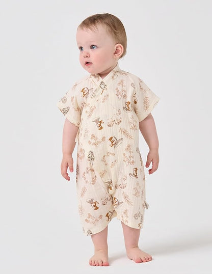 BINIDUCKLING Baby Kimono Robes Cotton Muslin Outfit Clothes Newborn - 24 Months