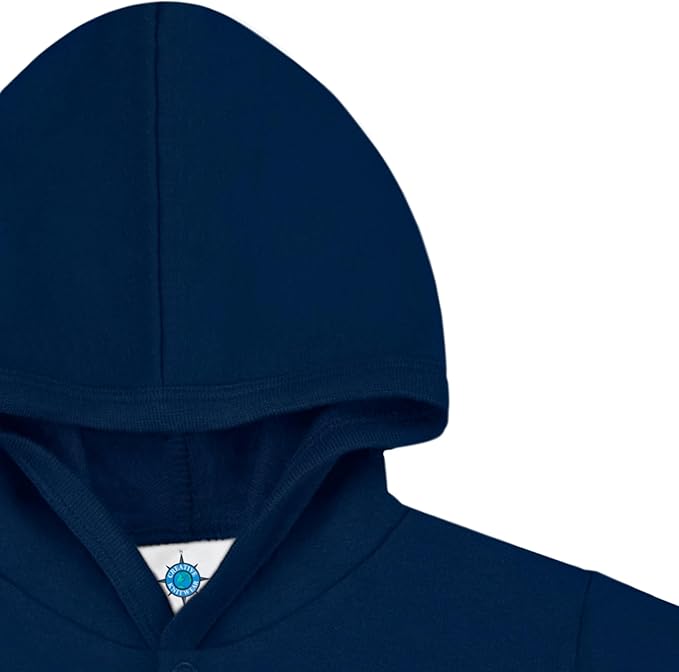 Creative Knitwear College Baby Snap Hooded Jacket - Team Logo, Multiple Colors, for Boys & Girls, (0-24 Months)