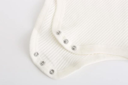 Kiddiezoom Newborn Baby Unisex Cotton One-Piece Bodysuits Baby Gift 5-Pack Baby Clothes