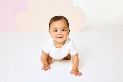 HUGGIES unisex-baby 6-pack Basic Bodysuit