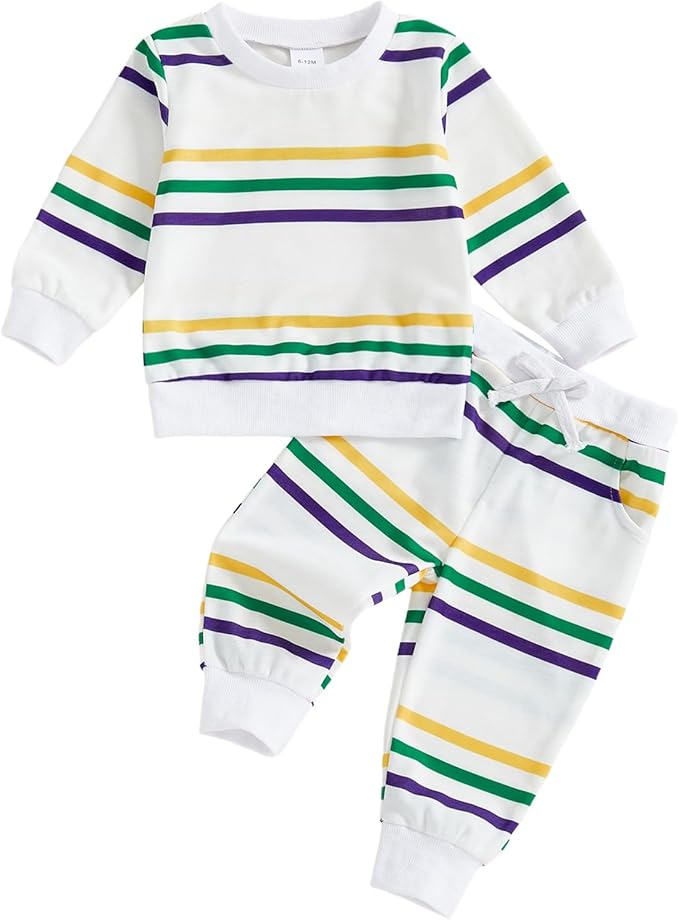 CIYCUIT Toddler Baby Boy Clothes Long Sleeve Sweatshirt Pants Set Fall Winter Outfits