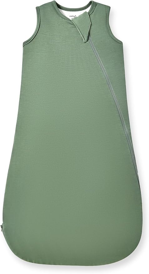 HAPIU Unisex Rayon Made from Bamboo Baby Sleep Sack TOG 0.5, 2-Way Zipper YKK, Wearable Blanket Toddler