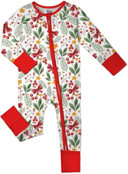 Weiwei Pajamas for Baby Boys & Girls Footies, Viscose from Bamboo Baby Romper, Baby Sleepers, 2-Way Zippy PJs, YKK