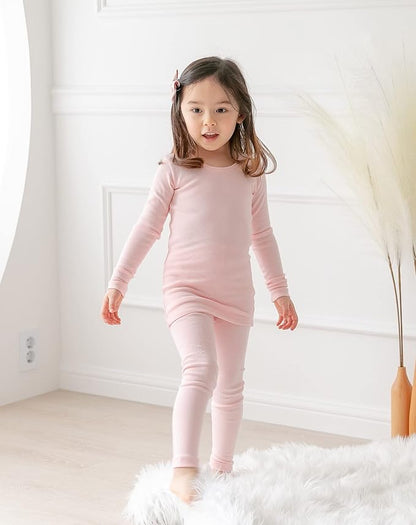 AVAUMA Baby Boys Girls Pajama Set Kids Toddler Snug fit Basic Cotton Sleepwear pjs for Daily