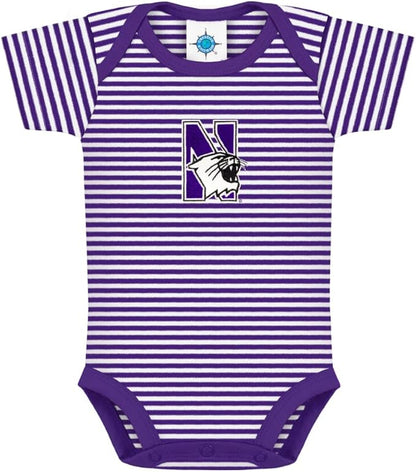 Creative Knitwear College Baby NCAA Infant Striped Bodysuit