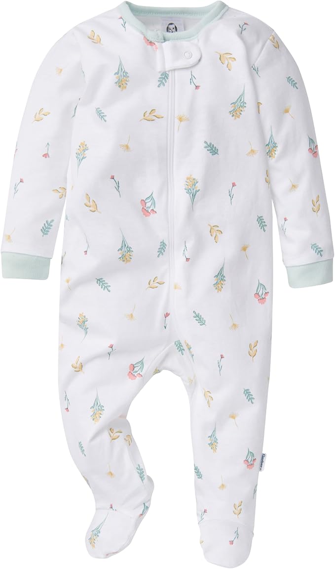 Gerber baby-girls 4 Pack Sleep N' Play Footie