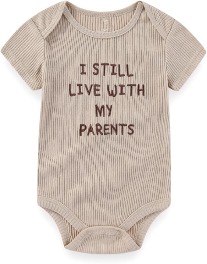 Baby Boy Girl Bodysuit 5 Pack Cotton Short Sleeve Romper Soft Baby Clothes Outfit 0-12 Month