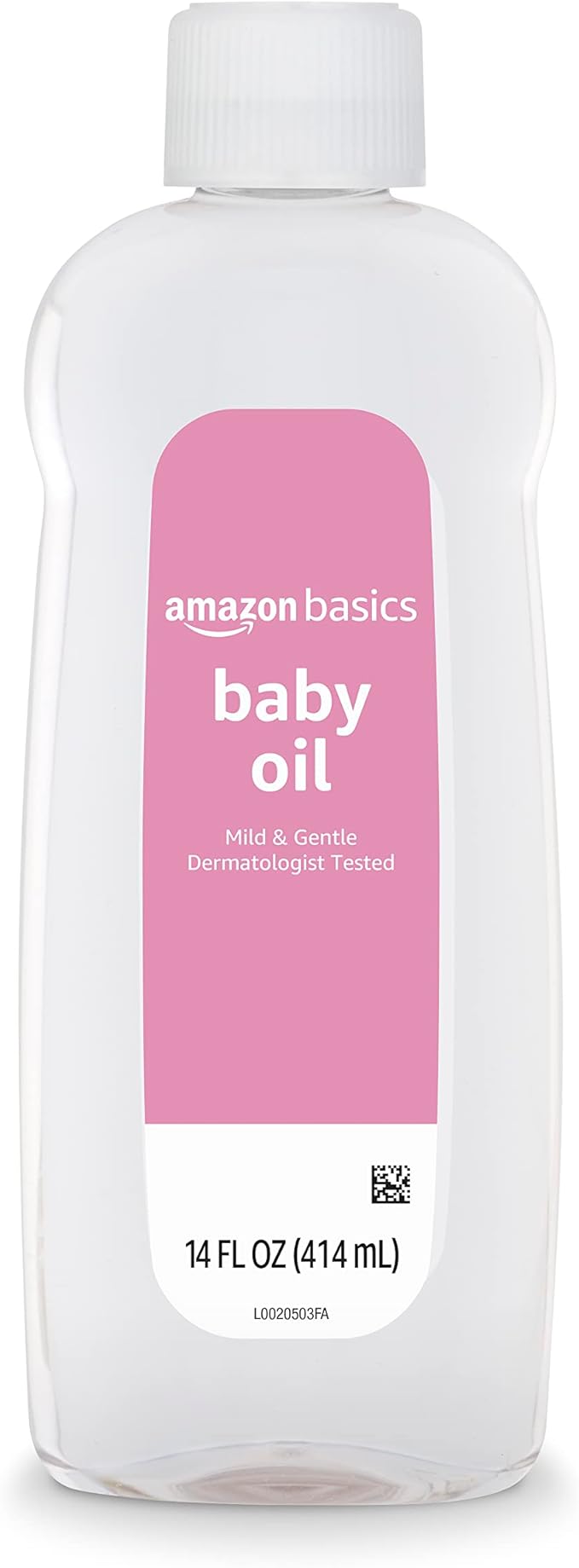 Amazon Basics Baby Oil, Mild & Gentle, Dermatologist Tested, 14 Fl Oz (Pack of 4) (Previously Solimo)