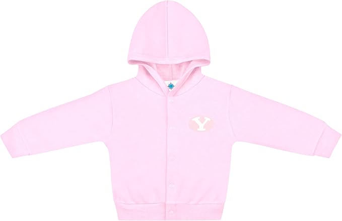 Creative Knitwear College Baby Snap Hooded Jacket - Team Logo, Multiple Colors, for Boys & Girls, (0-24 Months)