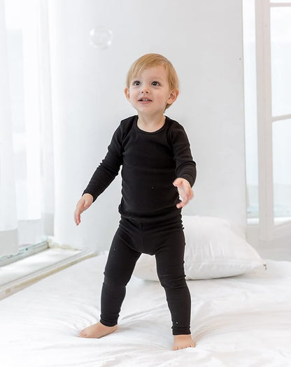 AVAUMA Baby Boys Girls Pajama Set Kids Toddler Snug fit Basic Cotton Sleepwear pjs for Daily