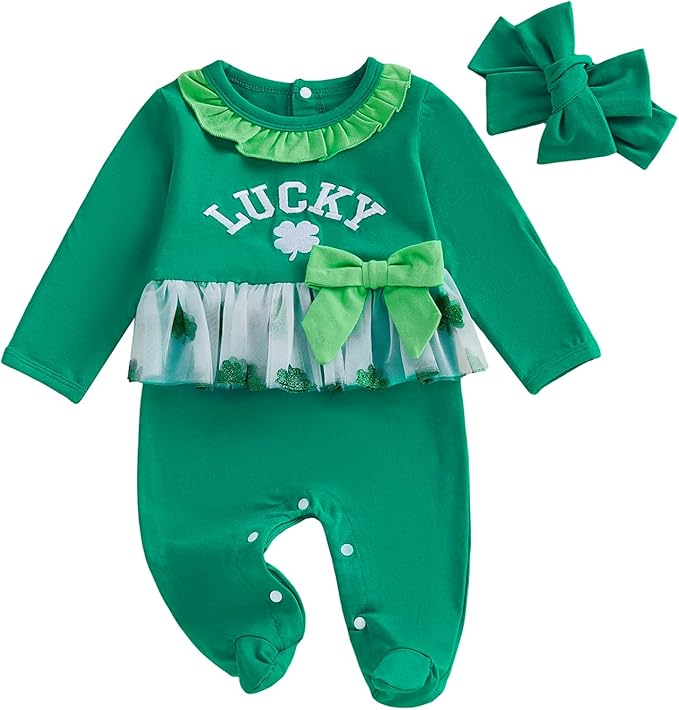 Twopumpkin My First Easter Outfit Baby Girl Newborn Bunny Onesie Ruffle Tulle Tutu Dress Romper Hooded Jumpsuit With Ear