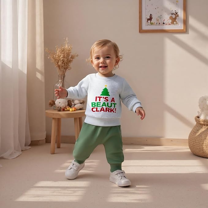 CIYCUIT Toddler Baby Boy Clothes Long Sleeve Sweatshirt Pants Set Fall Winter Outfits