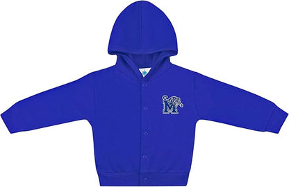 Creative Knitwear College Baby Snap Hooded Jacket - Team Logo, Multiple Colors, for Boys & Girls, (0-24 Months)