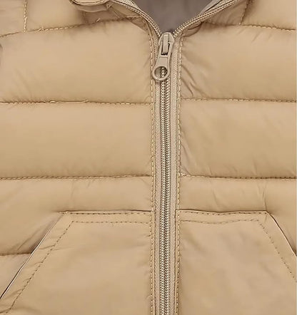 Toddler Winter Coats Puffer Padded Jacket Baby Boys Girls Bear Hoods Down Jacket Light Weight Infant Outerwear