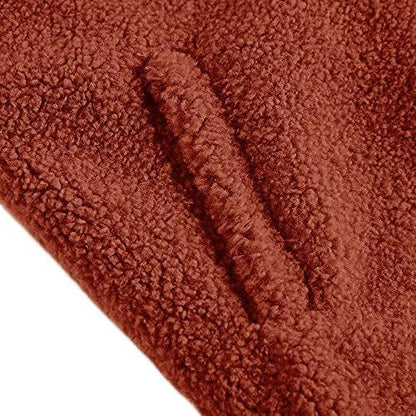 rrhss Baby Girls Faux Fur Teddy Long Coat Toddler Kids Winter Fleece Jacket Warm Outwear Clothes