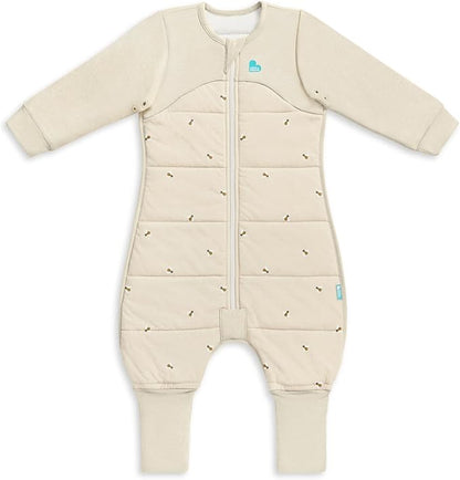 Love to Dream Sleep Suit, Long Sleeve Quilted Cotton 2.5 TOG, Baby Wearable Blanket with Legs