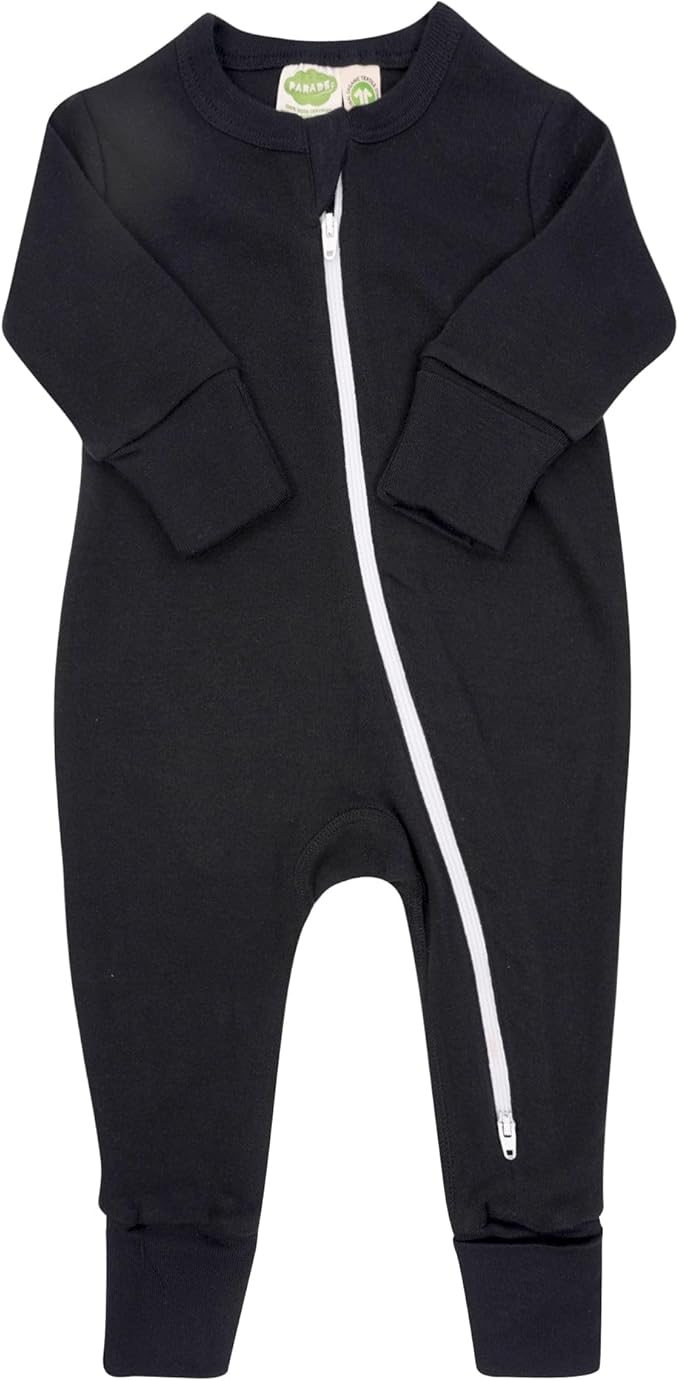 PARADE Organic Essentials '2-Way' Zip Romper - Long Sleeve