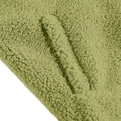 rrhss Baby Girls Faux Fur Teddy Long Coat Toddler Kids Winter Fleece Jacket Warm Outwear Clothes