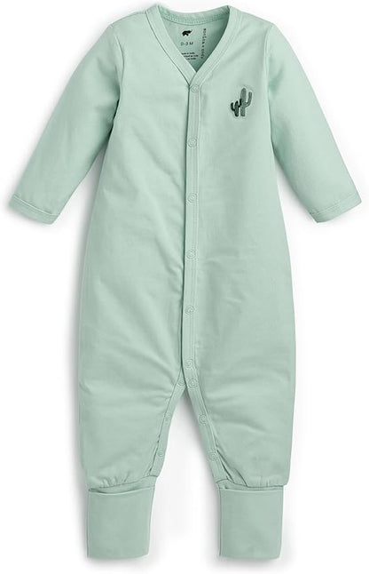 monica + andy On the Go Baby One Piece, 100% Organic Baby Clothes for Girls & Boys, Sizes For Preemie, Newborn, & Infant