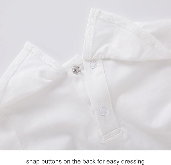 pureborn Baby Girls Boys Bodysuit Super Soft Cotton Romper 0-24 Months