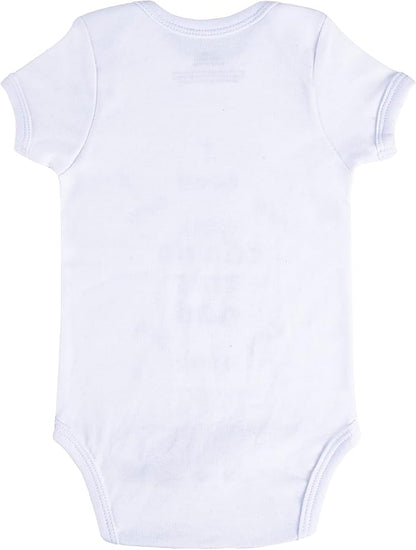 Cnins Funny Baby Bodysuit & Daddy Matching Cotton Outfit for Wild One 1st Birthday, Unisex Newborn Infant Clothes 0-24M