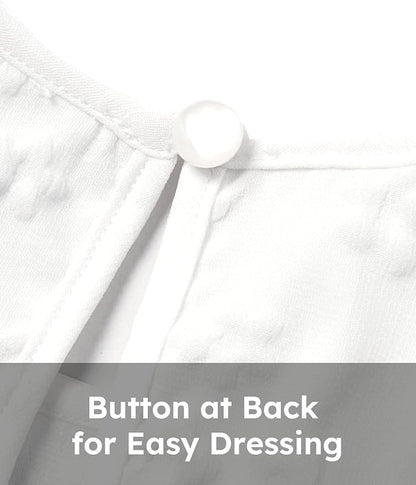 PATPAT Toddler Baby Girls Summer Dresses Spring Clothes Flower Sundress Ruffle Sleeve Bowknot 3-24 Months