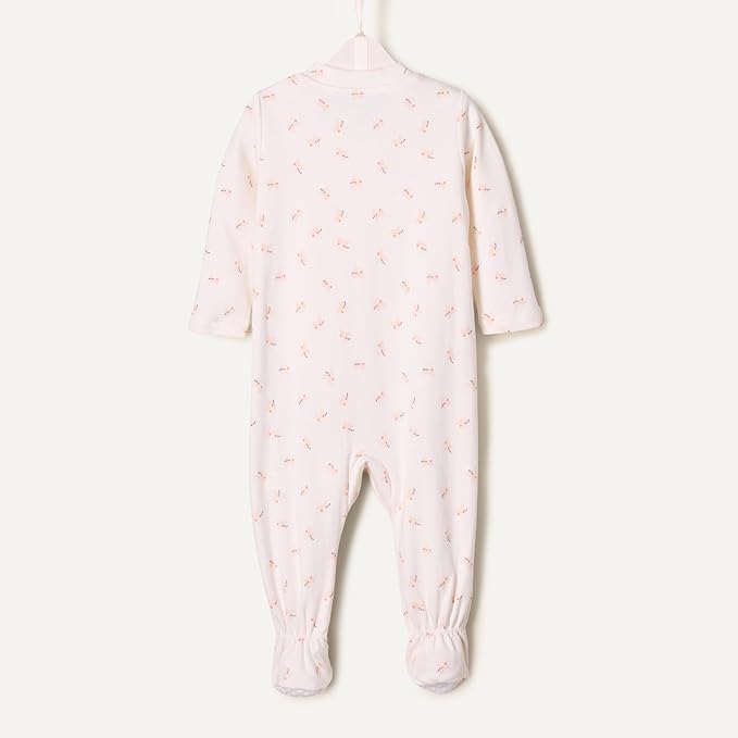 Amazon Essentials x Sofia Grainge Unisex Babies' Cotton Footed Sleep and Play Bodysuit, Pack of 2