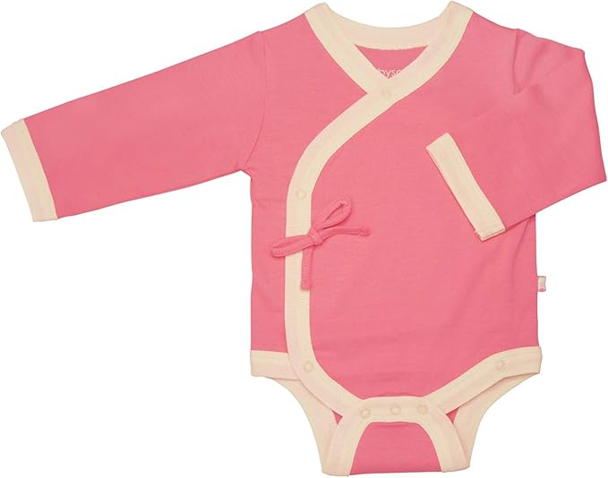 Babysoy Baby Kimono Wrap Around Onesie Bodysuit