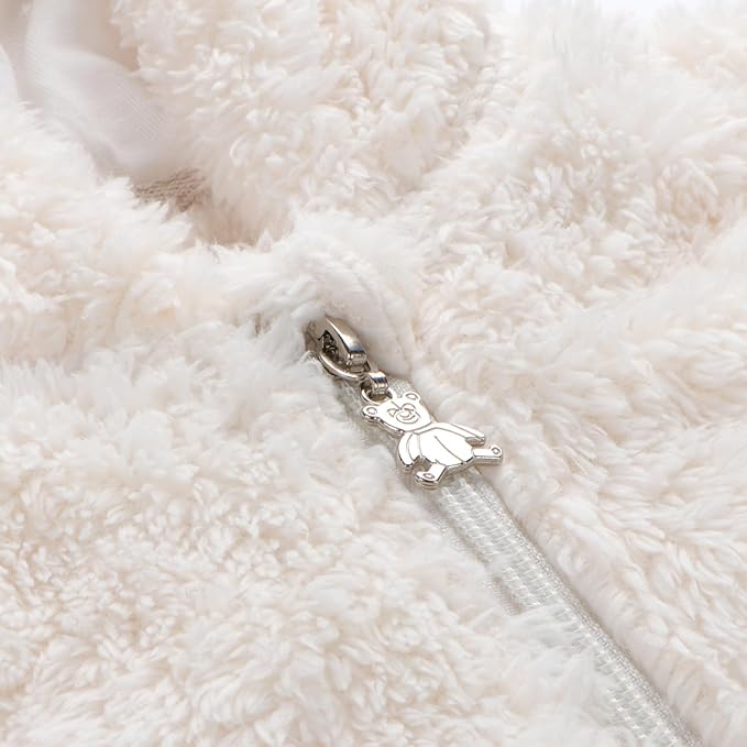 Newborn Baby Girls Clothes Toddler Boys Fleece Jacket Neutral Winter Hoodie Coat