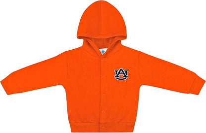 Creative Knitwear College Baby Snap Hooded Jacket - Team Logo, Multiple Colors, for Boys & Girls, (0-24 Months)