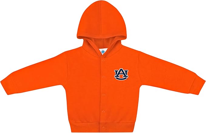 Creative Knitwear College Baby Snap Hooded Jacket - Team Logo, Multiple Colors, for Boys & Girls, (0-24 Months)
