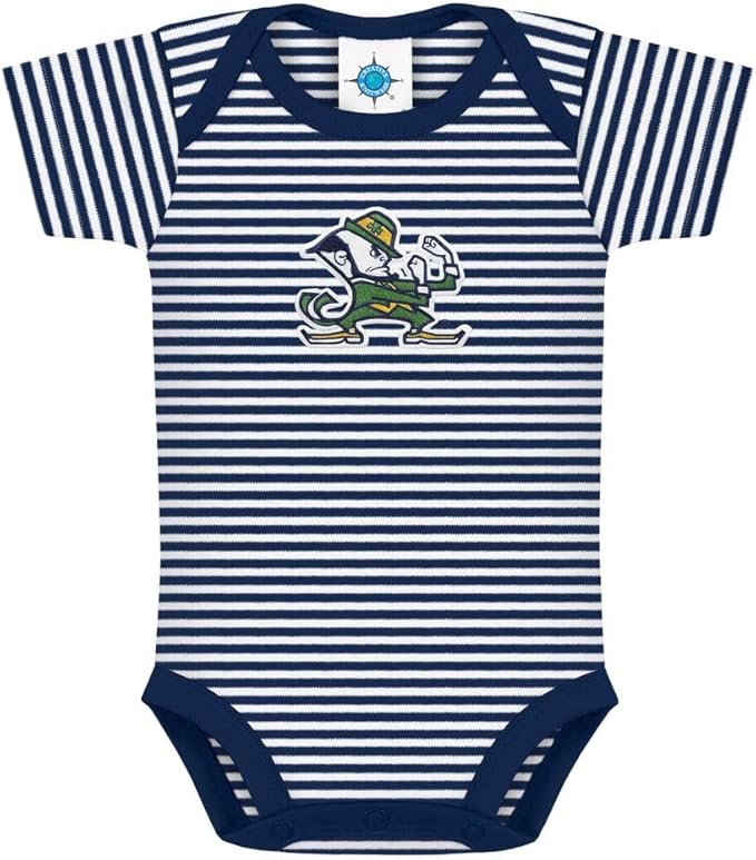 Creative Knitwear College Baby NCAA Infant Striped Bodysuit