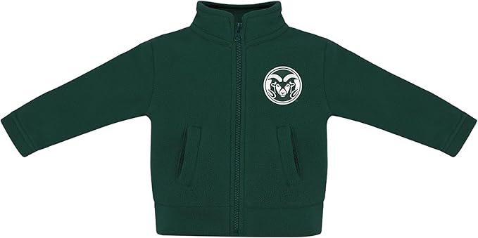 Creative Knitwear College Baby Polar Fleece Jacket-Team Logo, Multiple Colors, for Boys & Girls (12 Mos-8 Yrs)