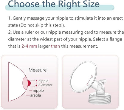 28mm Flange Compatible with Spectra S1 S2 9 Plus Synergy Gold Breastpump Replacement to Spectra Pump Parts and Flange; Not Original; Replaces Shield