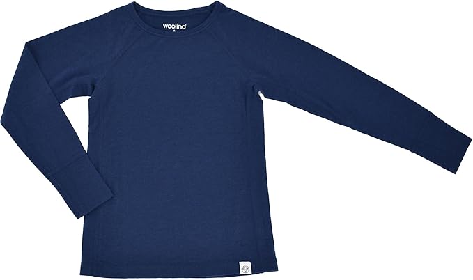 Woolino Merino Wool Base Layer for Kids - Super Soft Kids Long Sleeve Thermal Top - All Natural Base Layer Shirt