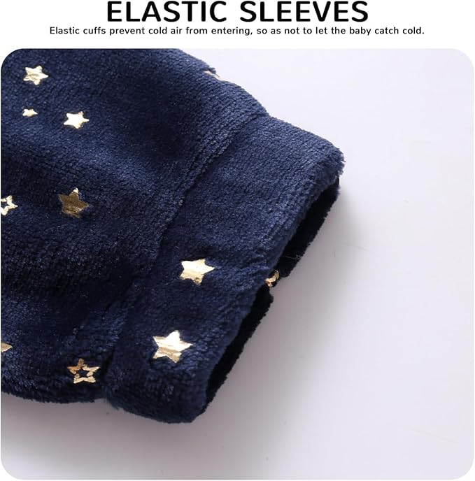 Baby Girl Winter Fleece Coat Toddler Boy Jacket Infant With Hood Warm Outerwear