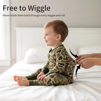 Weiwei Pajamas for Baby Boys & Girls Footies, Viscose from Bamboo Baby Romper, Baby Sleepers, 2-Way Zippy PJs, YKK