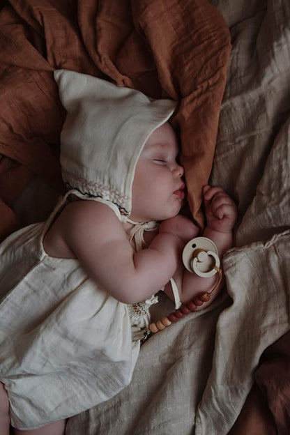 Bibs Colour Pacifier 2-Pack | BPA Free Soother, Round Nipple. Natural Rubber Latex,