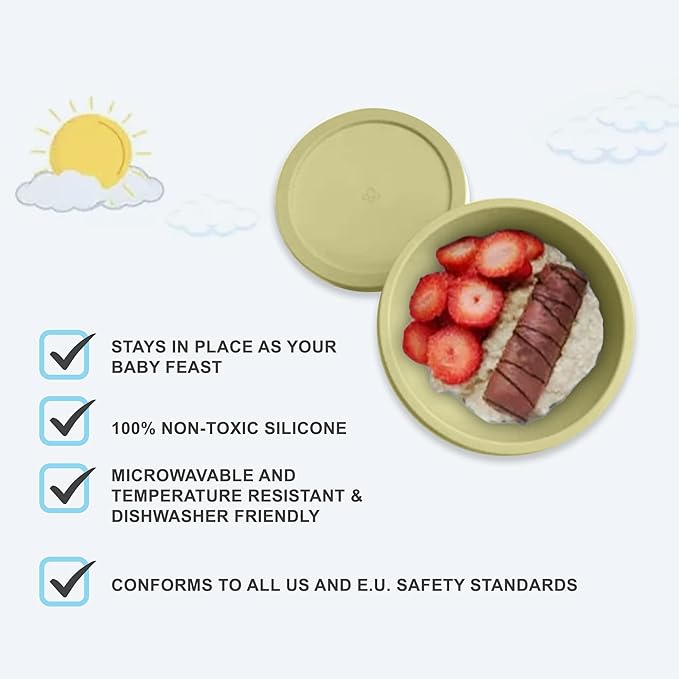 Octopod® Silicone Baby Suction Bowl - Lid