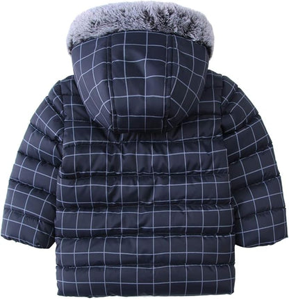 Rokka&Rolla Baby Boys' Water-Resistant Fleece Lined Puffer Jacket Winter Coat for Newborn Infant Toddler