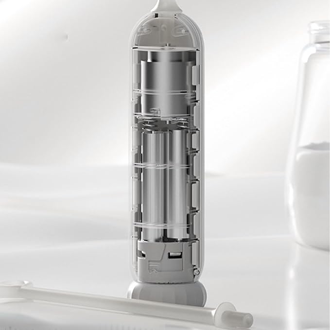 Baby Formula Stirrer Electric - Baby Bottle Frother, Compact Formula Stirrer, Handheld Milk Whisk | Efficient Mixing Tool for New born Feedings, Battery Operated with Spill Control Hot and Cold Milk