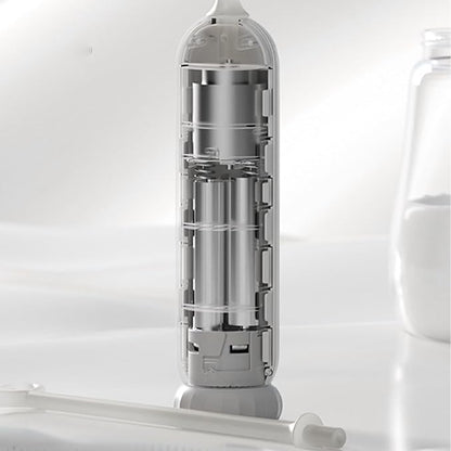 Baby Formula Stirrer Electric - Baby Bottle Frother, Compact Formula Stirrer, Handheld Milk Whisk | Efficient Mixing Tool for New born Feedings, Battery Operated with Spill Control Hot and Cold Milk