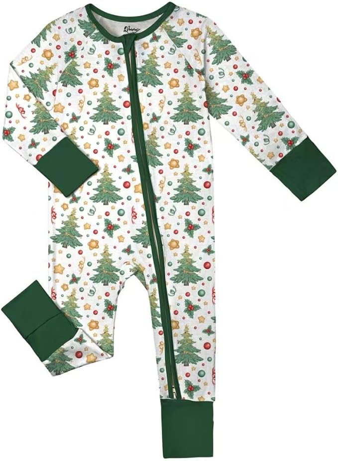 Weiwei Pajamas for Baby Boys & Girls Footies, Viscose from Bamboo Baby Romper, Baby Sleepers, 2-Way Zippy PJs, YKK