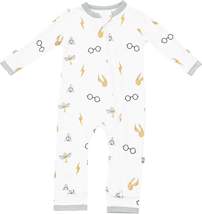 KYTE BABY Unisex Rayon Made From Bamboo Zippered Rompers 0-24 Months