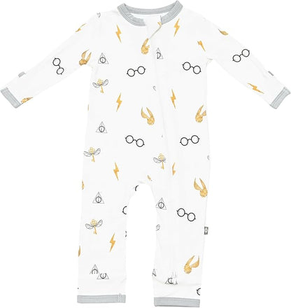 KYTE BABY Unisex Rayon Made From Bamboo Zippered Rompers 0-24 Months
