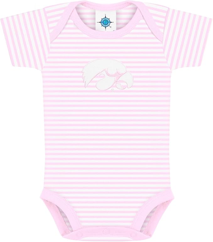 Creative Knitwear College Baby NCAA Infant Striped Bodysuit