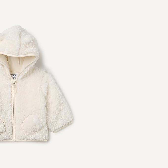 Amazon Essentials baby-boys Hooded Sherpa Jacket