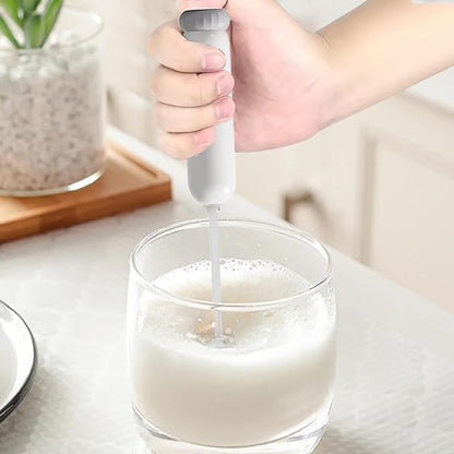Baby Formula Stirrer Electric - Baby Bottle Frother, Compact Formula Stirrer, Handheld Milk Whisk | Efficient Mixing Tool for New born Feedings, Battery Operated with Spill Control Hot and Cold Milk